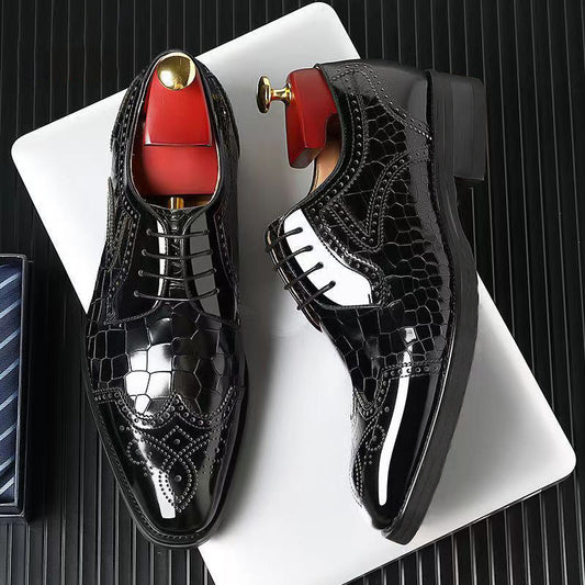 Brogue Oxford Men's Shoes Japanese Style