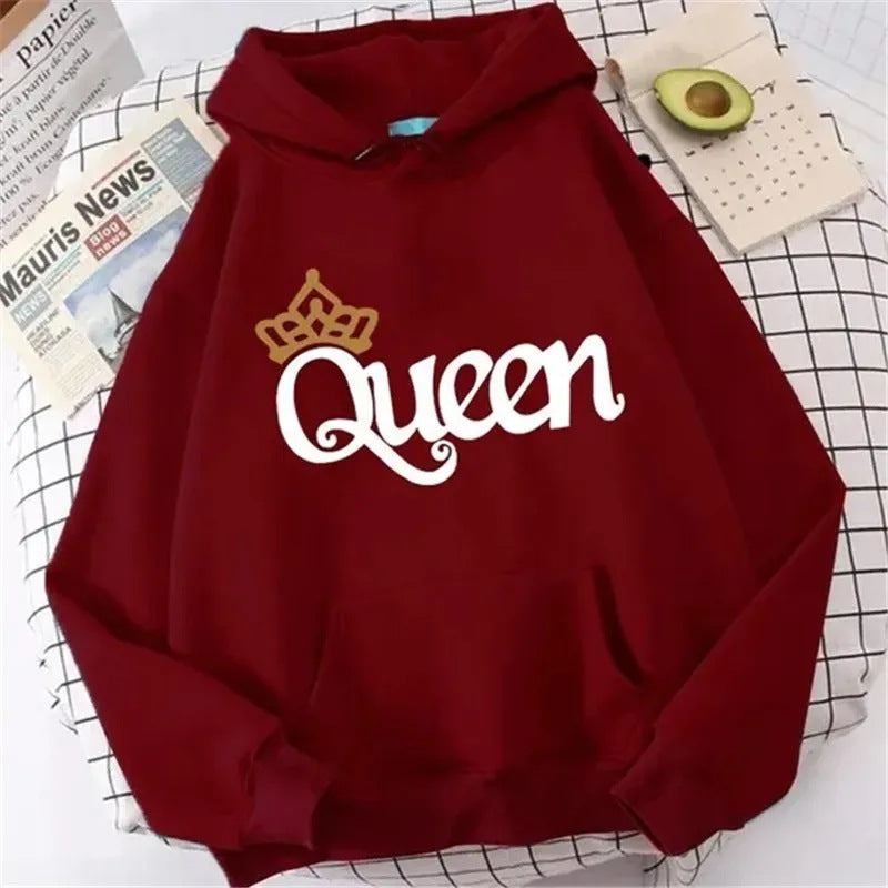 QUEEN Fleece Hooded Sweatshirt