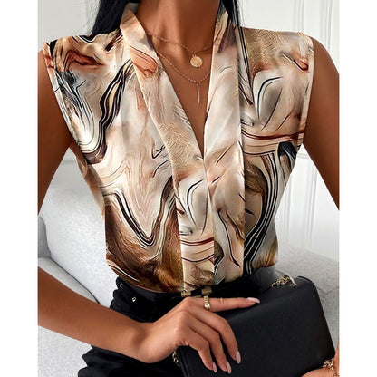 Sleeveless Top Shirt Women