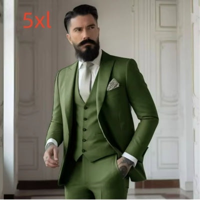 Men's Slim Fit Business Suit Set