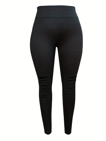 Plus Size Burnt Fitness Women's Pants