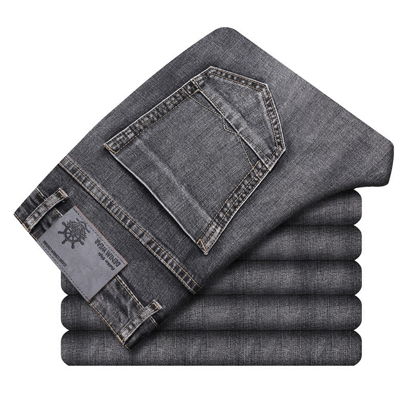 Fashion Men's Straight Stretch Jeans