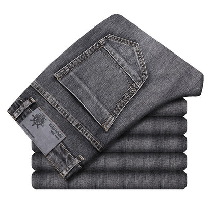 Fashion Men's Straight Stretch Jeans